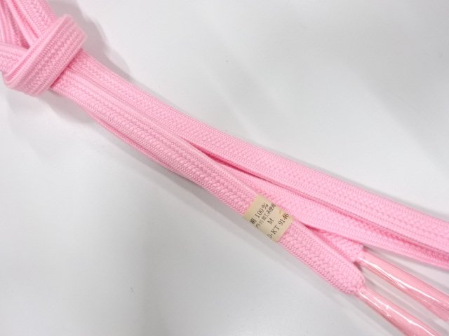 JAPANESE KIMONO / UNUSED HAND-TIED OBIJIME